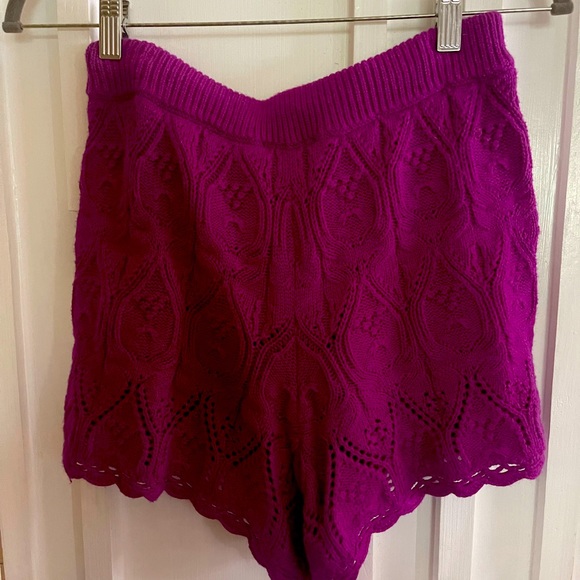 La Maille Sézane Purple Sweater Short - Picture 4 of 5